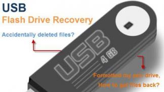 Why does the flash drive not work and how to restore it?